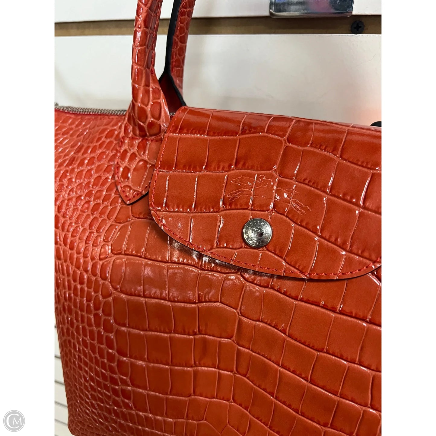 Handbag Designer By Longchamp, Size: Medium