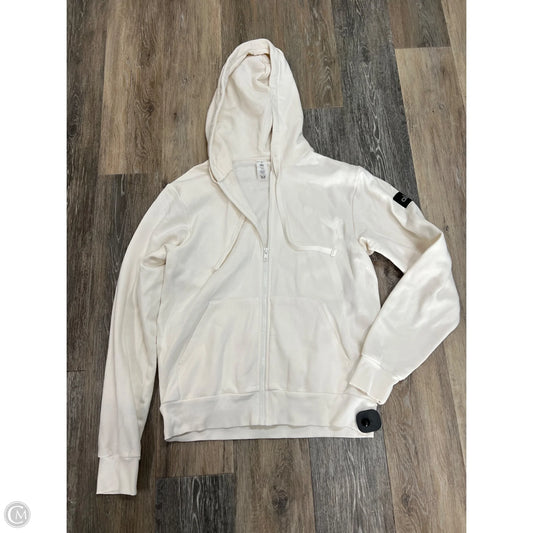 -Athletic Sweatshirt Hoodie By Alo In White, Size: S
