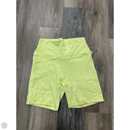 Athletic Shorts By Lululemon In Yellow, Size: M