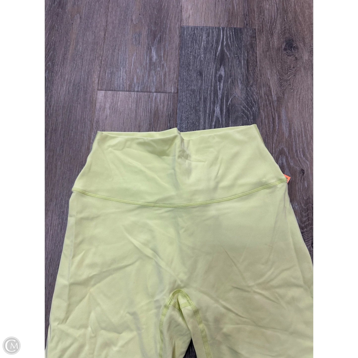 Athletic Shorts By Lululemon In Yellow, Size: M