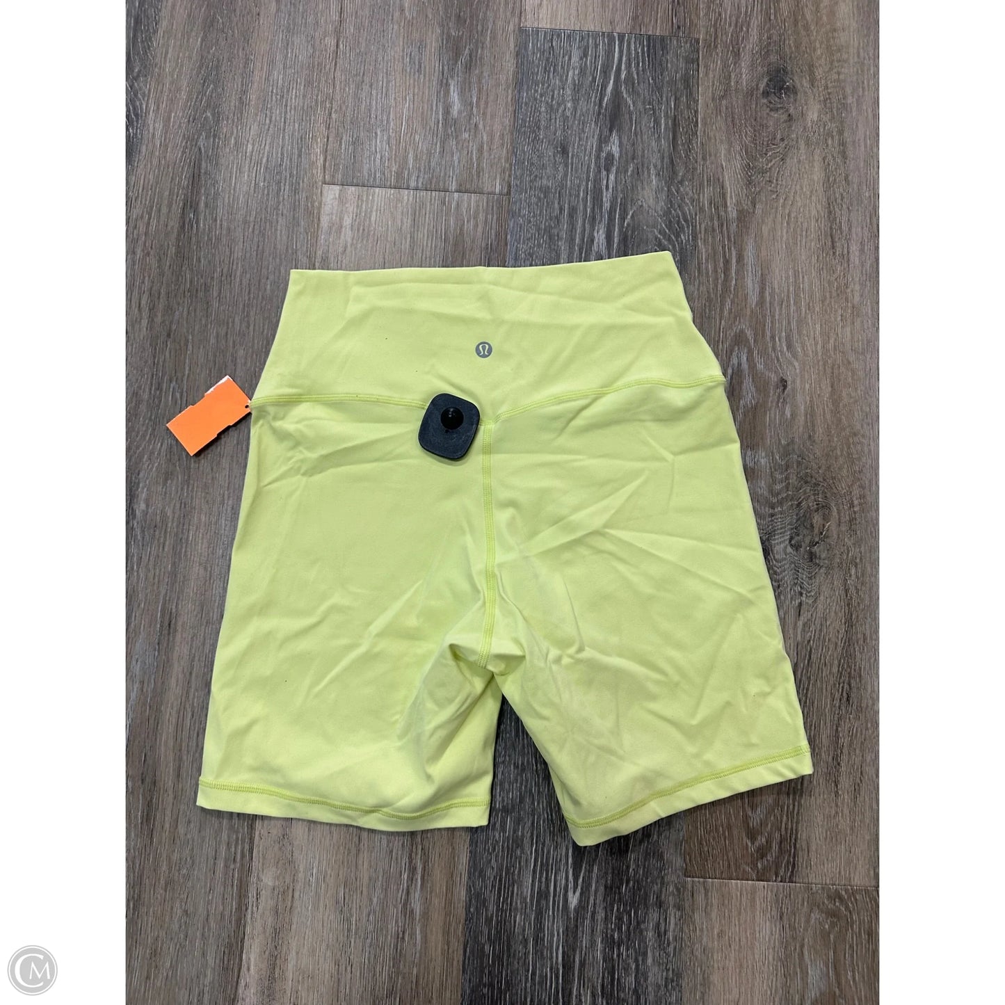 Athletic Shorts By Lululemon In Yellow, Size: M