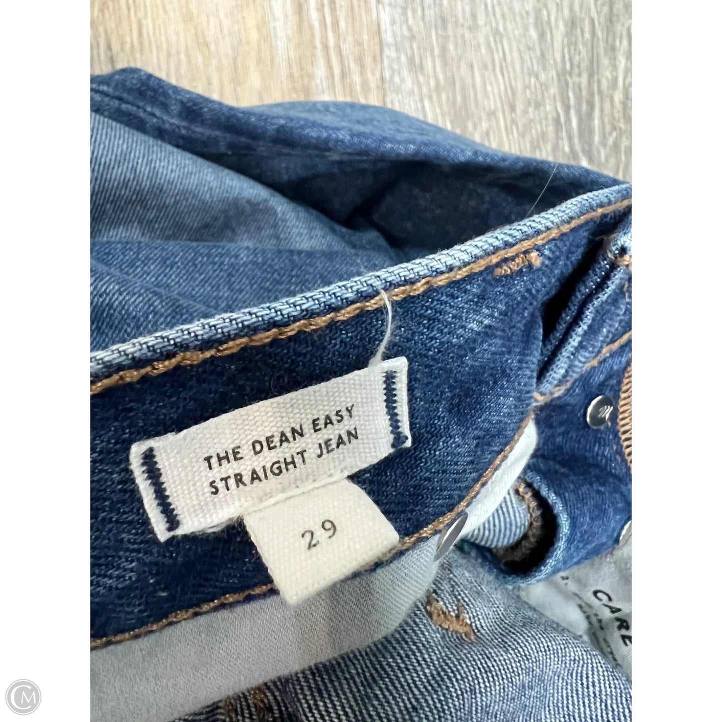 Jeans Straight By Madewell In Blue Denim, Size: 8/29