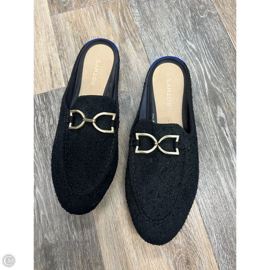 Shoes Flats By Rothys In Black, Size: 9.5