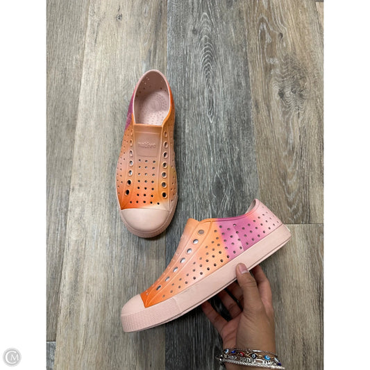 Shoes Flats By Native In Orange & Pink, Size: 7