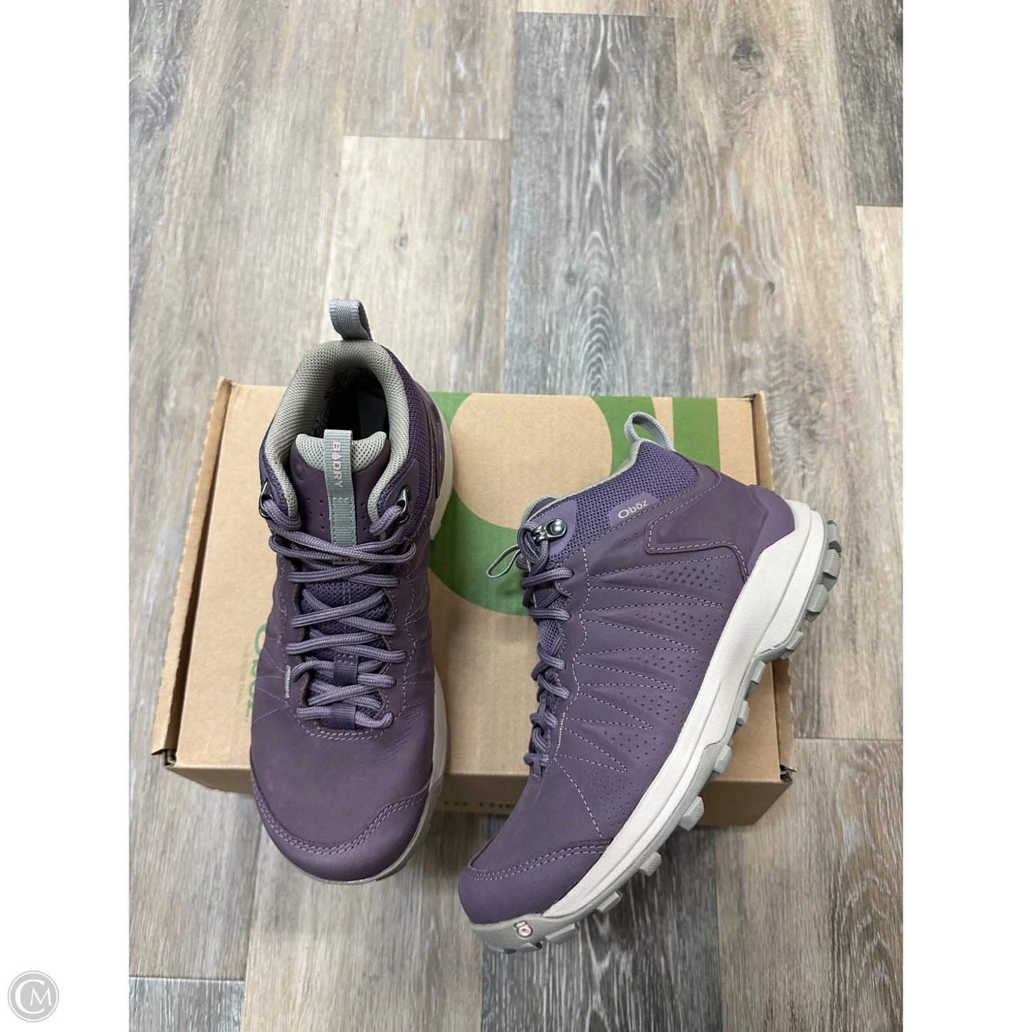 Boots Hiking By Oboz In Purple, Size: 7