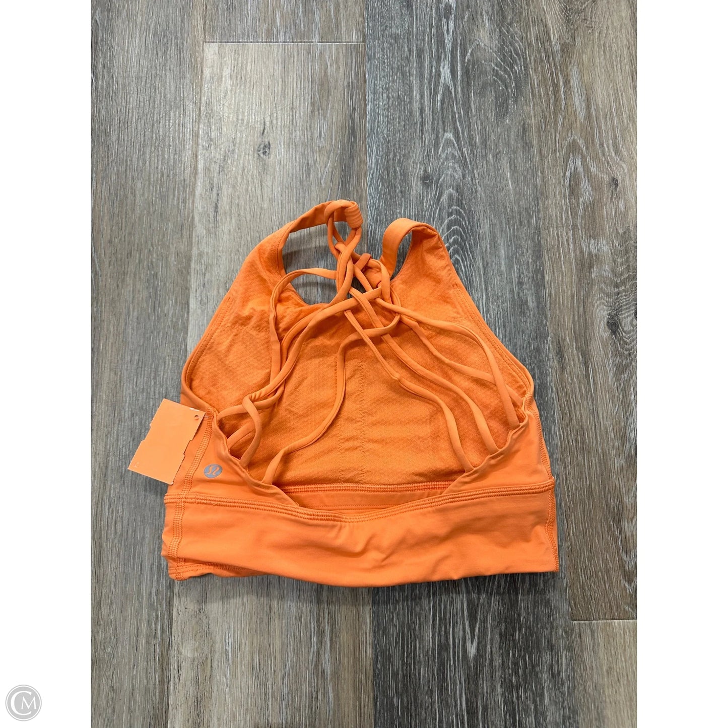Athletic Bra By Lululemon In Orange, Size: 6
