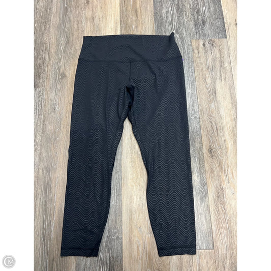Athletic Leggings By Lululemon In Black, Size: 14