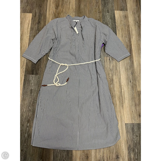 Dress Casual Maxi By Banana Republic In Striped Pattern, Size: Xl