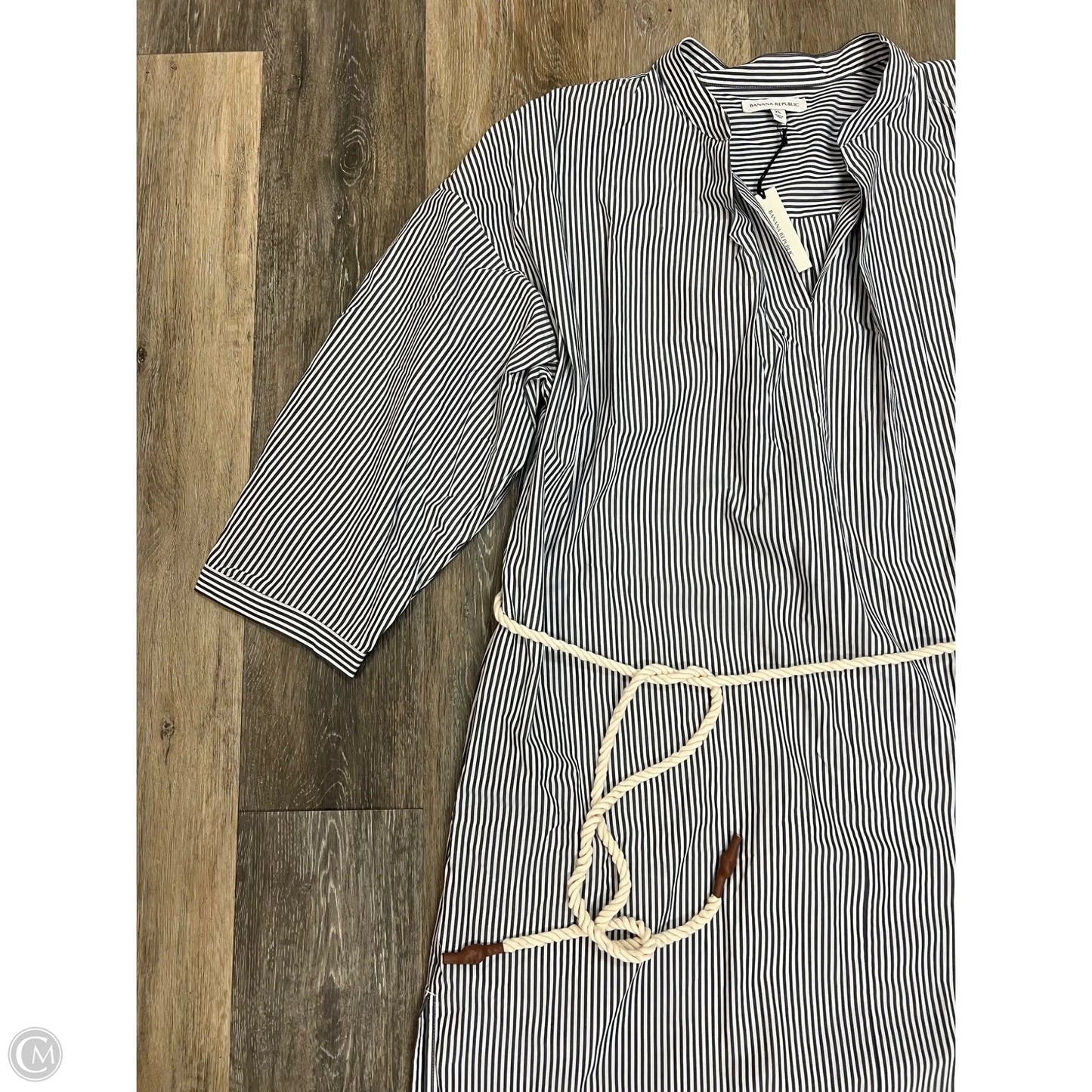 Dress Casual Maxi By Banana Republic In Striped Pattern, Size: Xl