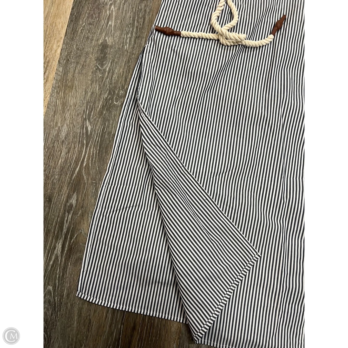 Dress Casual Maxi By Banana Republic In Striped Pattern, Size: Xl