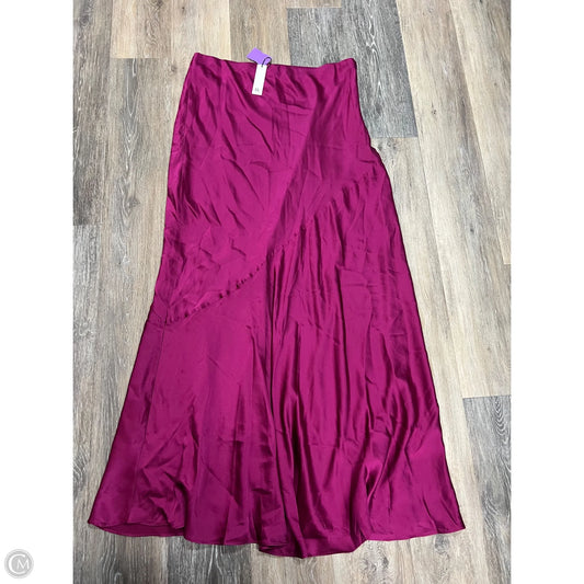 Skirt Maxi By Banana Republic In Pink, Size: L