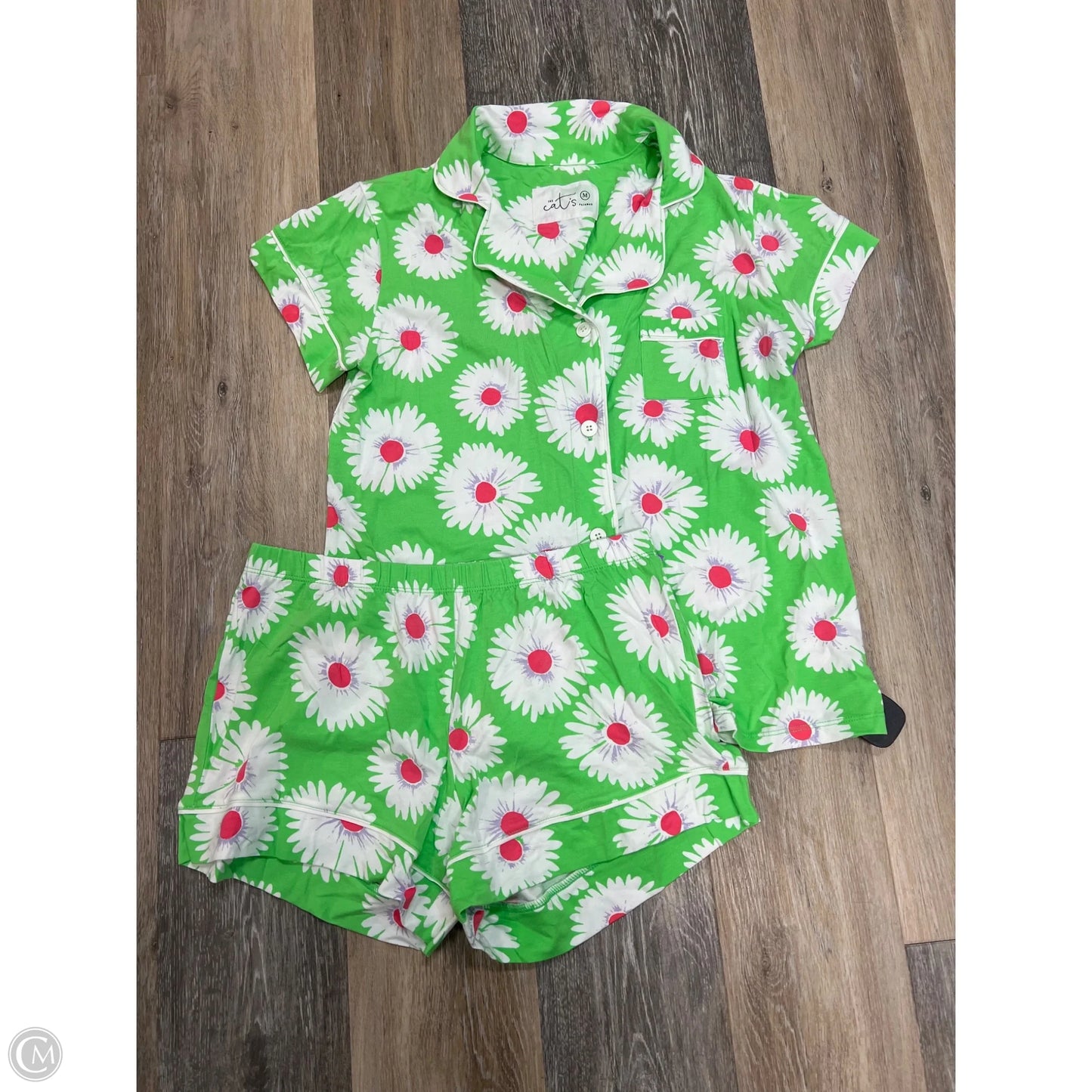 Pajamas 2pc By The Cats Pajamas In Green, Size: M