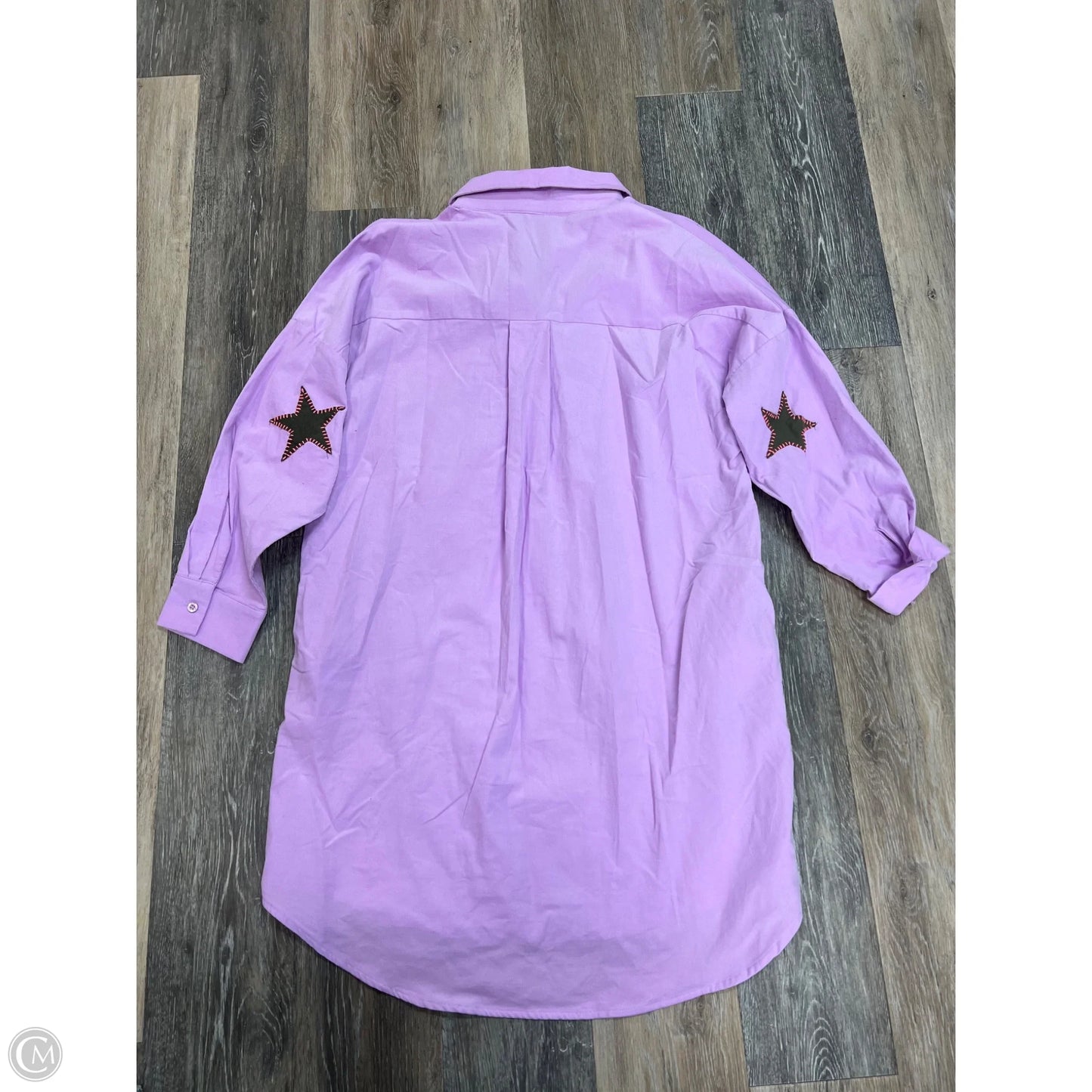 Dress Casual Short By Caryn Lawn In Purple, Size: Osfm
