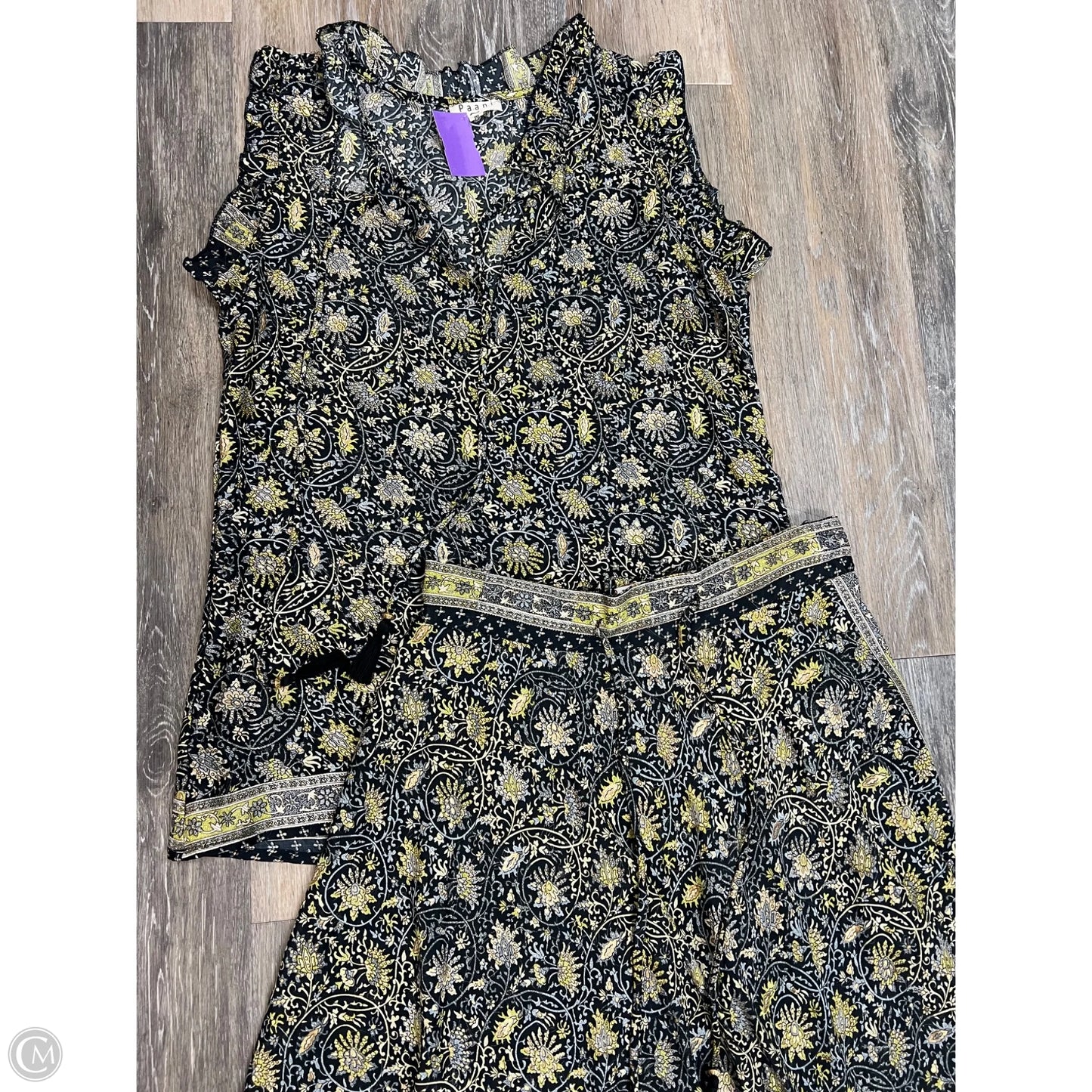 Dress Set 2pc By Paani In Black, Size: M