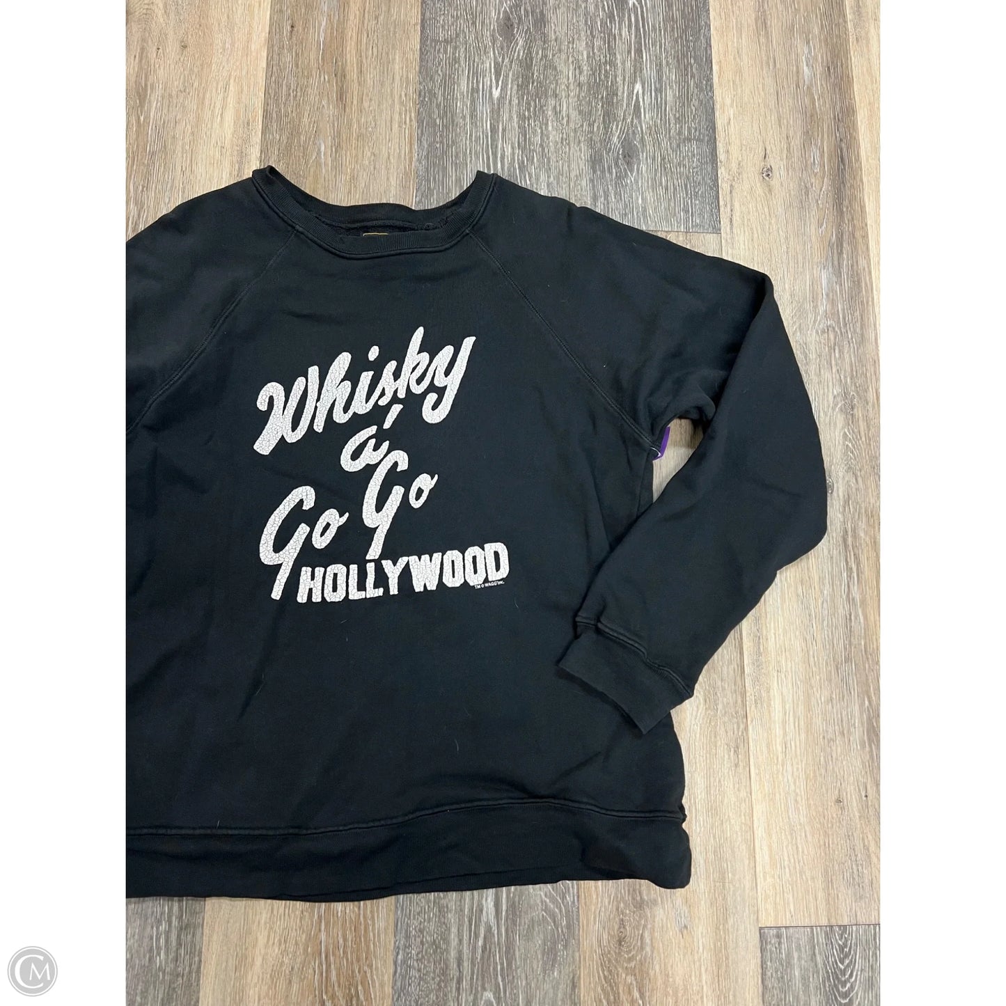 Sweatshirt Crewneck By Retrobrand In Black, Size: S