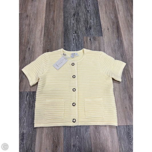 -Sweater Short Sleeve By Joie In Yellow, Size: L