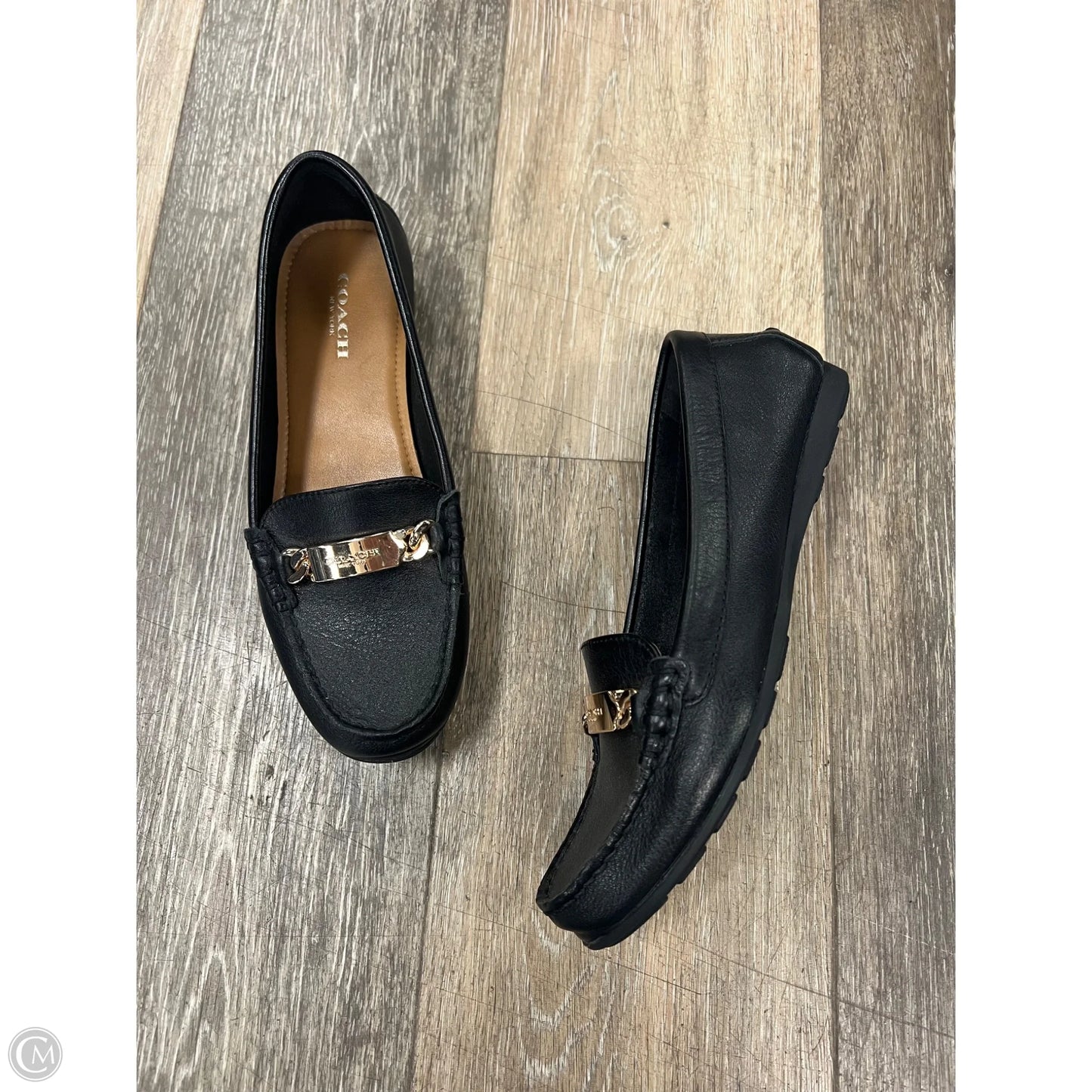 Shoes Designer By Coach In Black, Size: 5