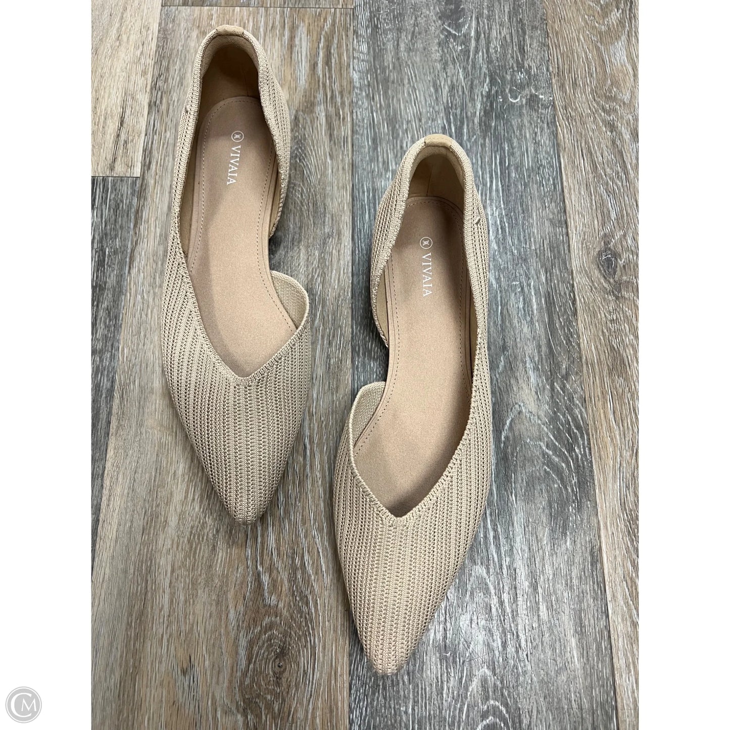 Shoes Flats By Vivaia In Cream, Size: 10