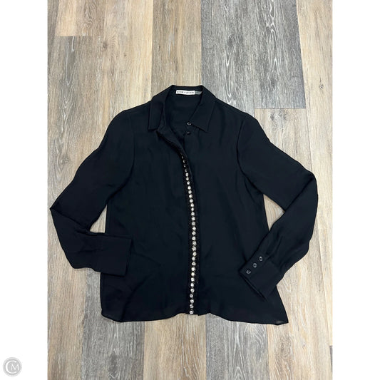 Blouse Designer By Alice + Olivia In Black, Size: S