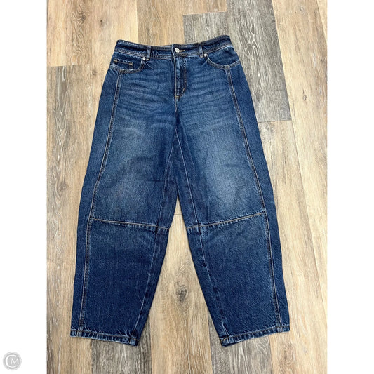 Jeans Wide Leg By Loft In Blue Denim, Size: 2p