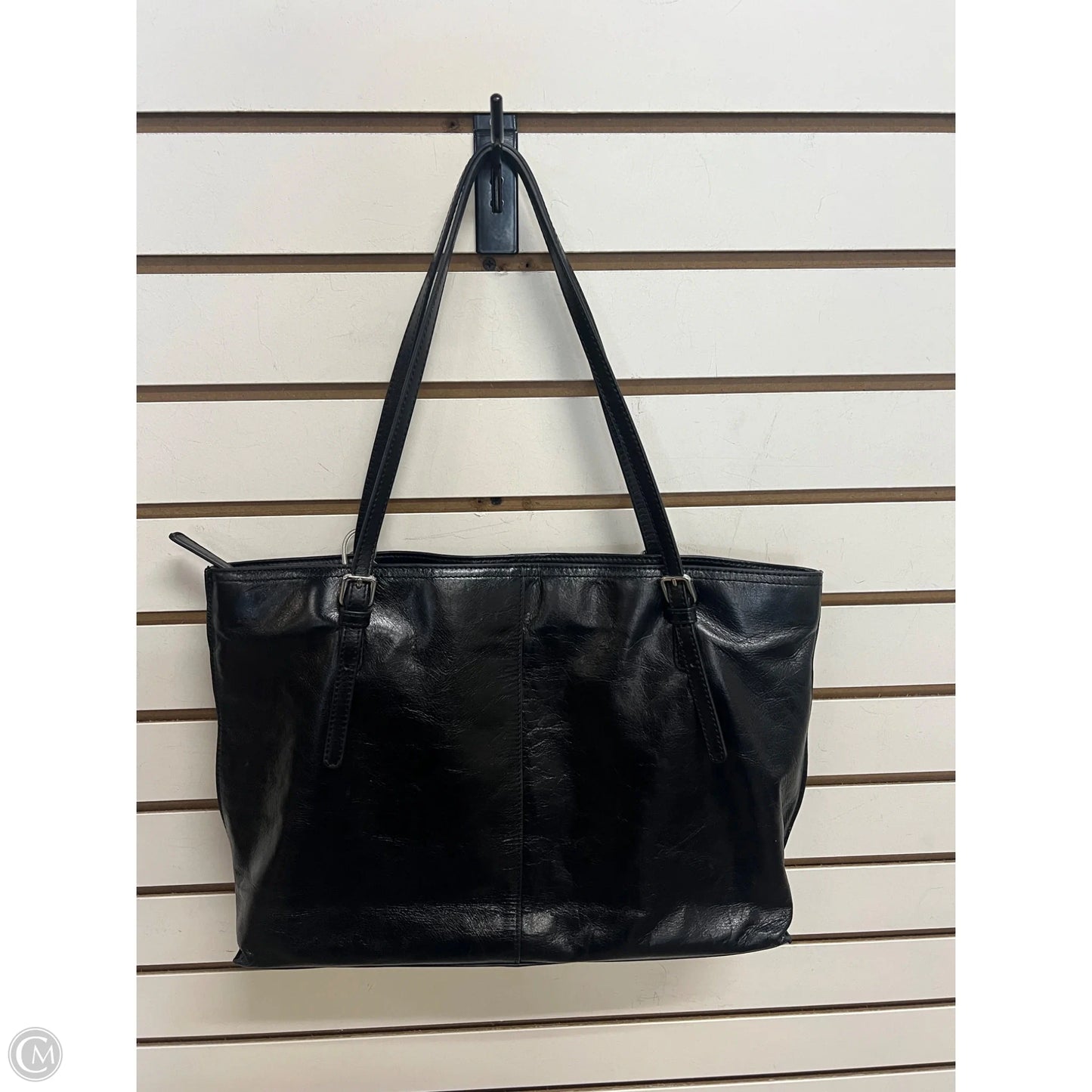 Handbag Leather By Hobo Intl, Size: Medium
