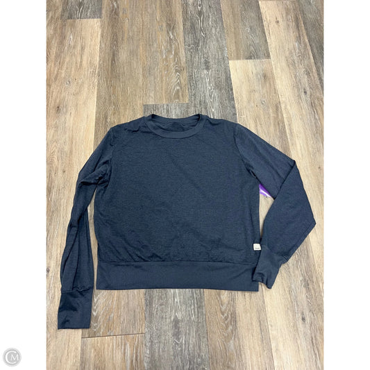 Athletic Top Long Sleeve Crewneck By Vuori In Blue, Size: M