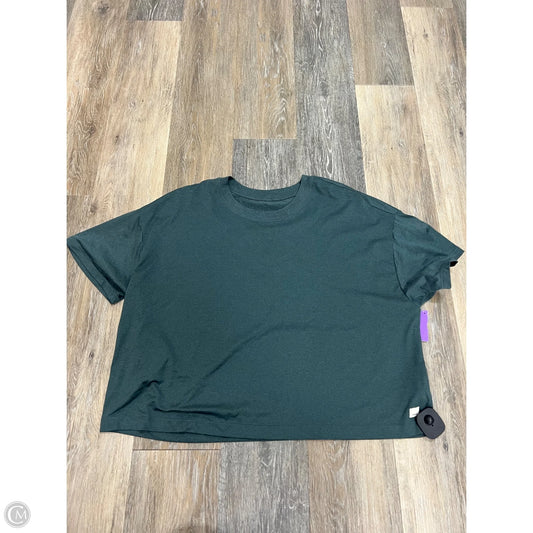 Athletic Top Short Sleeve By Vuori In Green, Size: Xl