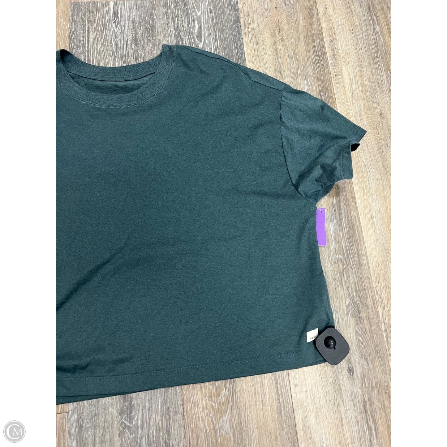 Athletic Top Short Sleeve By Vuori In Green, Size: Xl