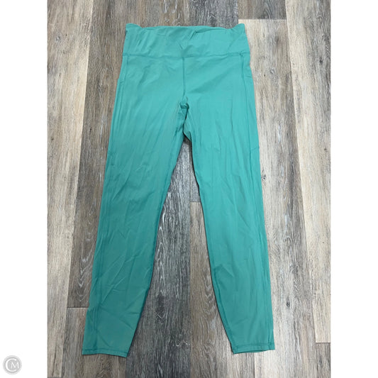 Athletic Leggings By Vuori In Green, Size: L