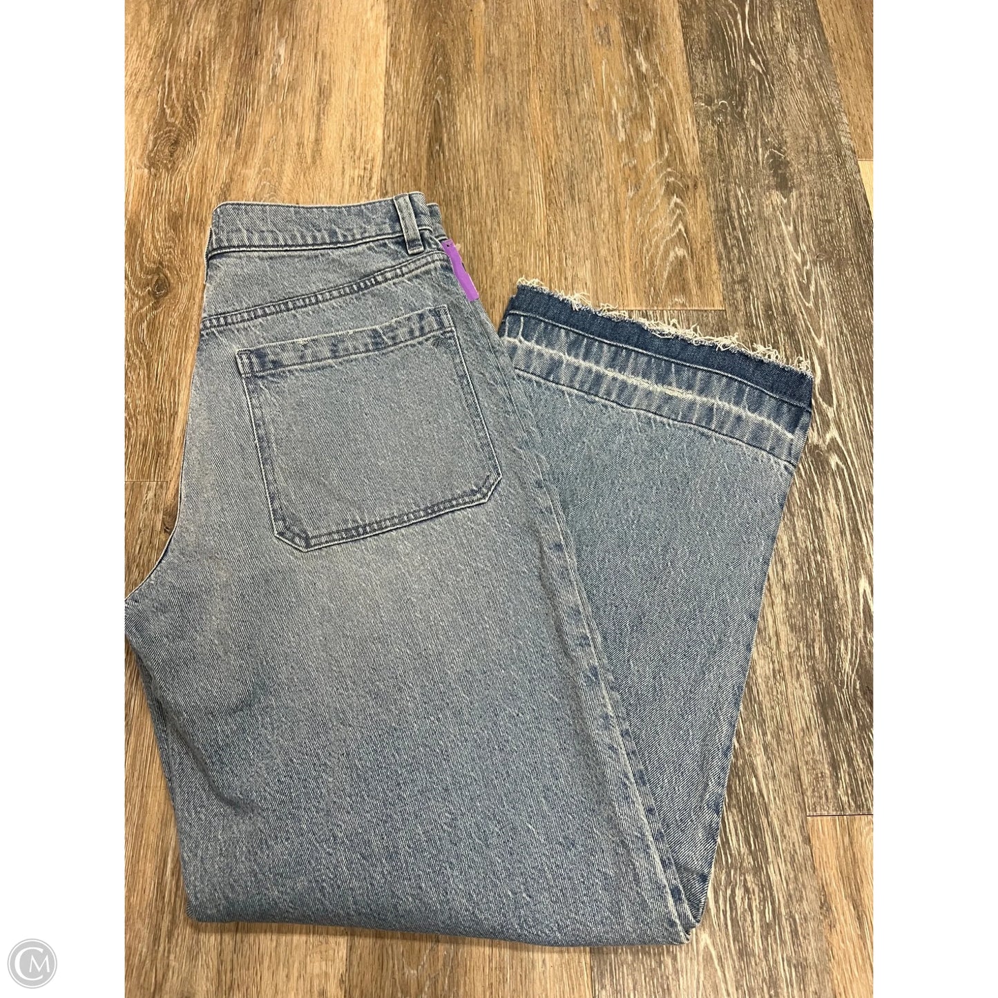 Jeans Wide Leg By Madewell In Blue Denim, Size: 8/29
