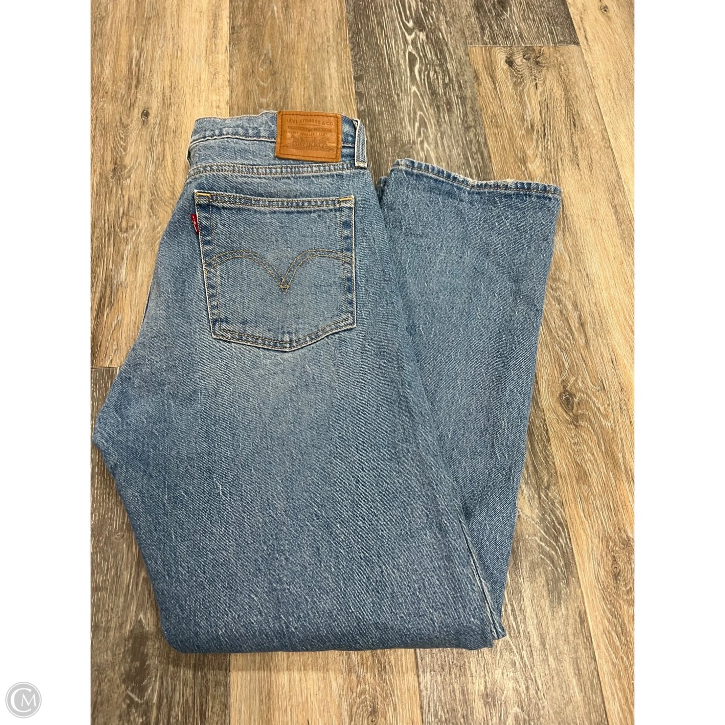 Jeans Straight By Levis In Blue Denim, Size: 8/29