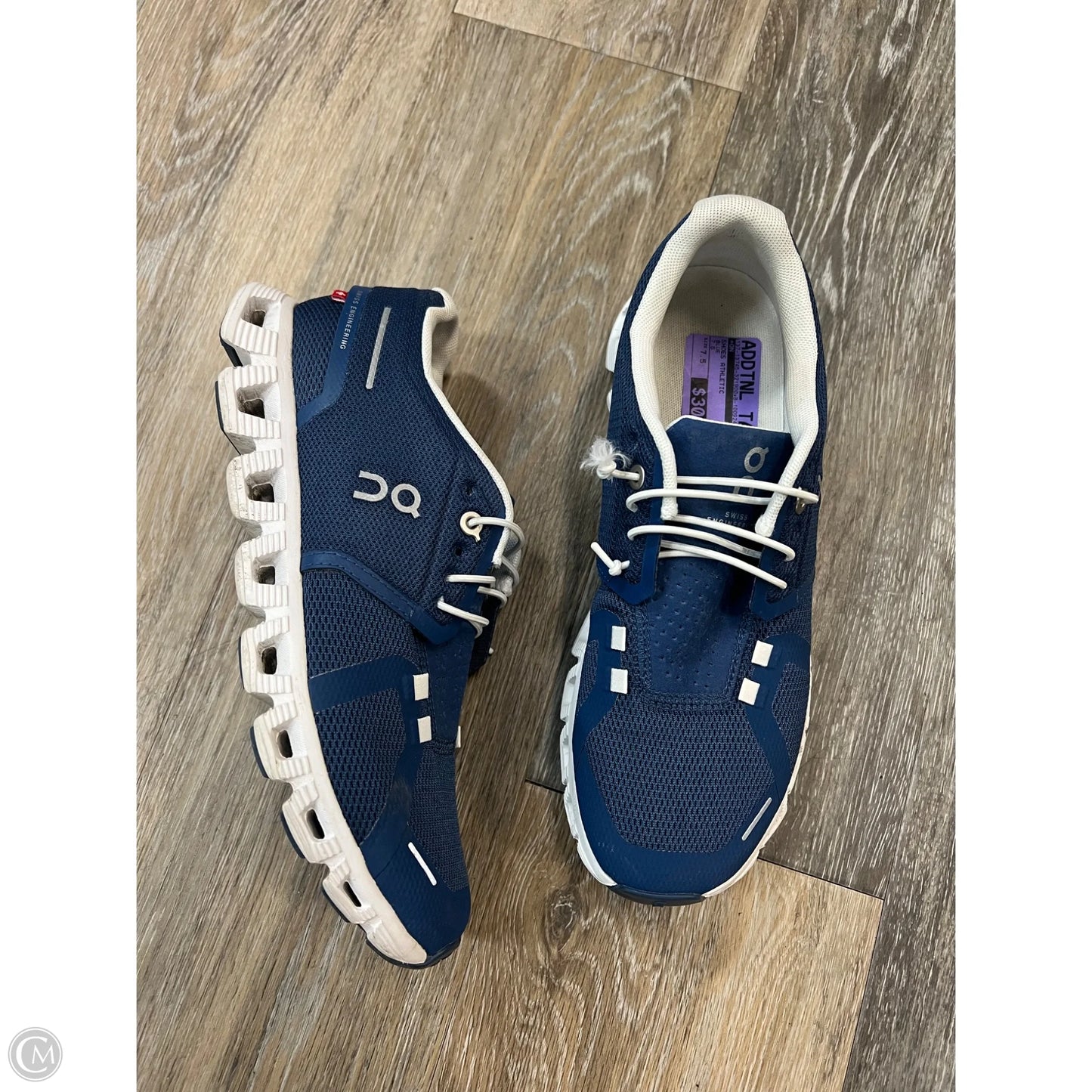 Shoes Athletic By On In Blue, Size: 7.5