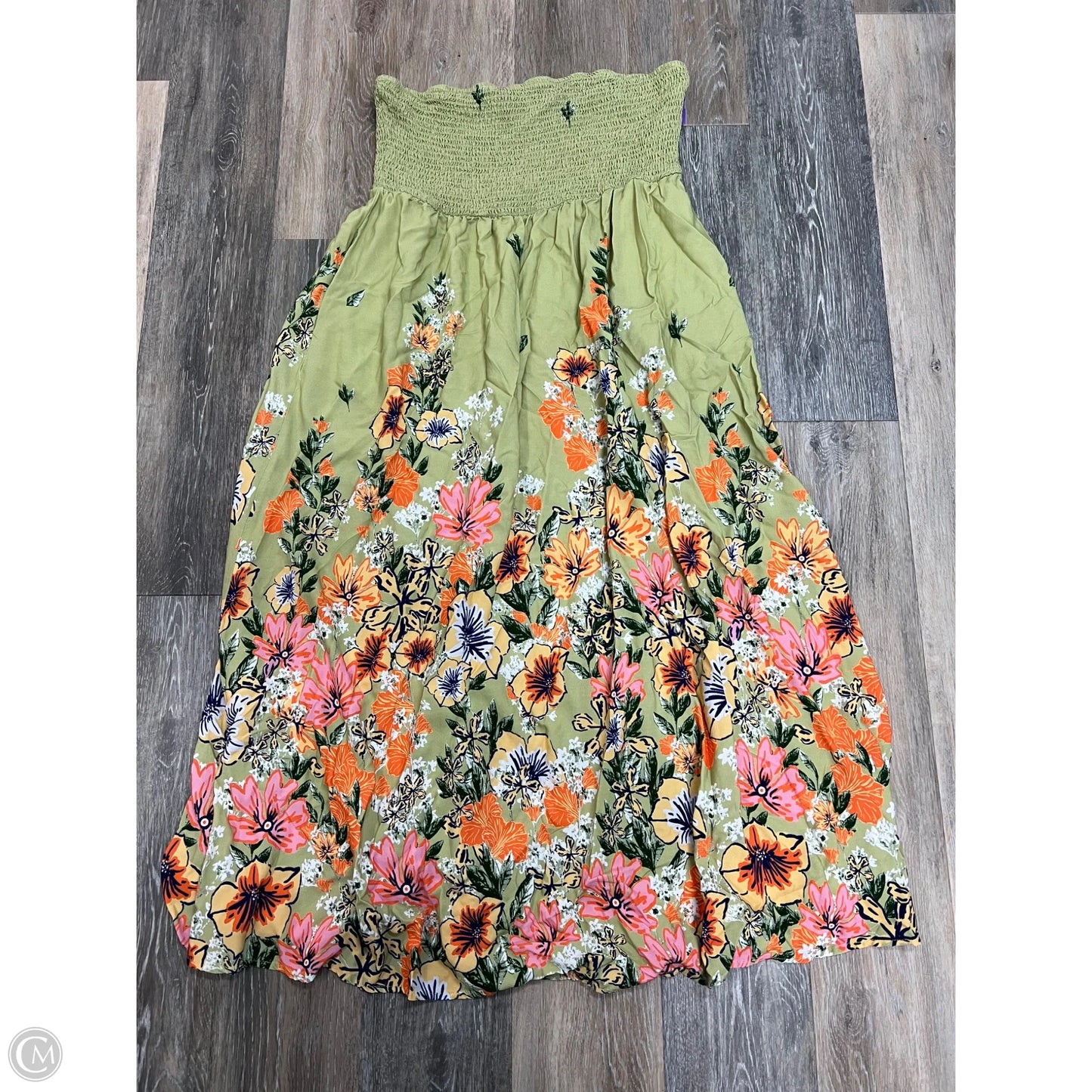 Dress Casual Maxi By Bloomchic In Green, Size: 1x
