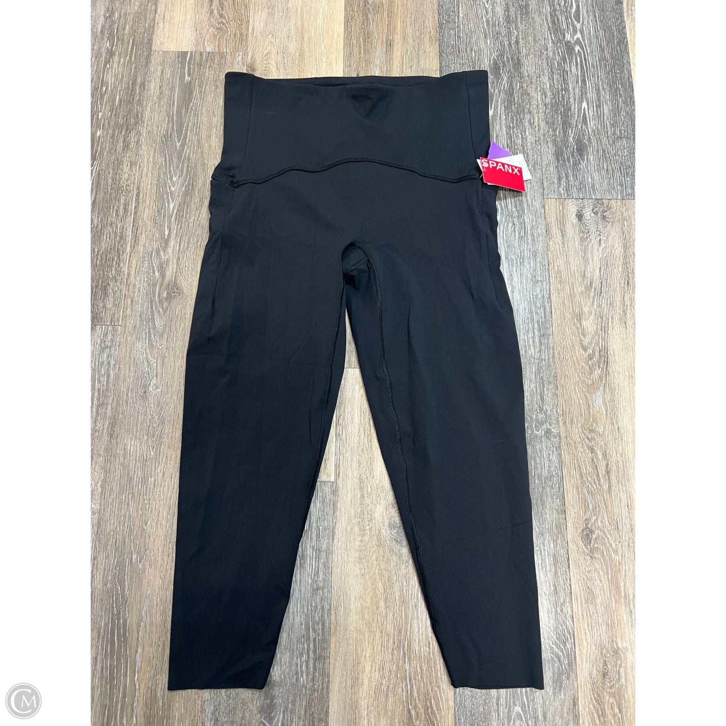 Athletic Leggings By Spanx In Black, Size: 1x