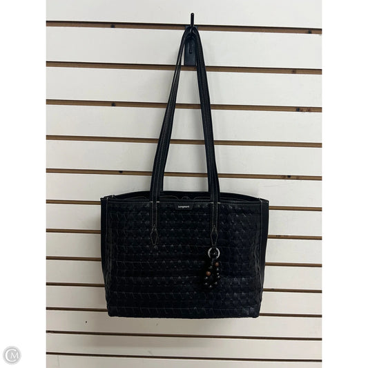 Handbag Leather By Songmont, Size: Medium