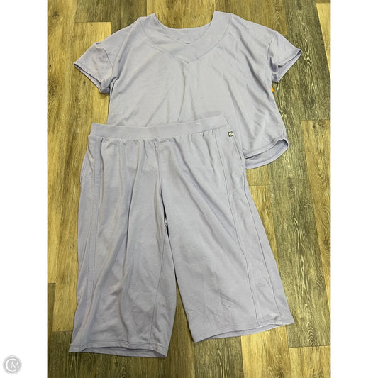 Lounge Set Pants By Livi Active In Purple, Size: 3x