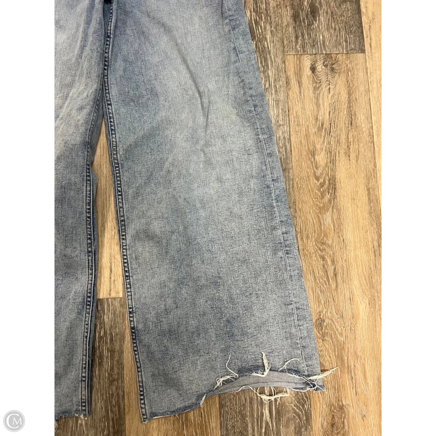 Jeans Straight By Rag And Bone In Blue Denim, Size: 6/28