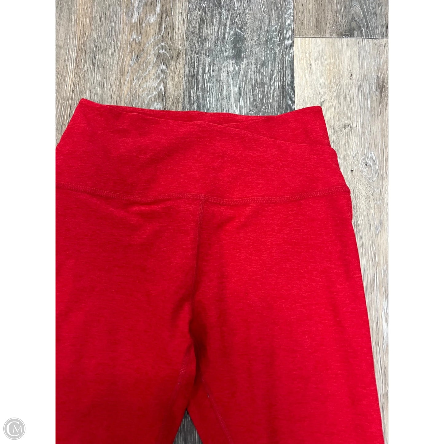 Athletic Leggings By Beyond Yoga In Red, Size: L