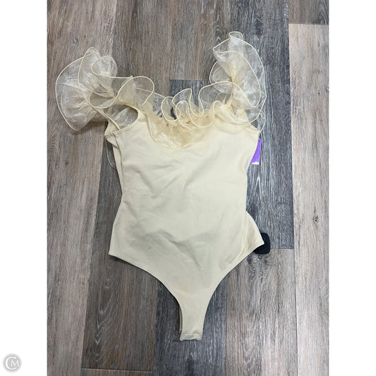Bodysuit By Free People In Cream, Size: M