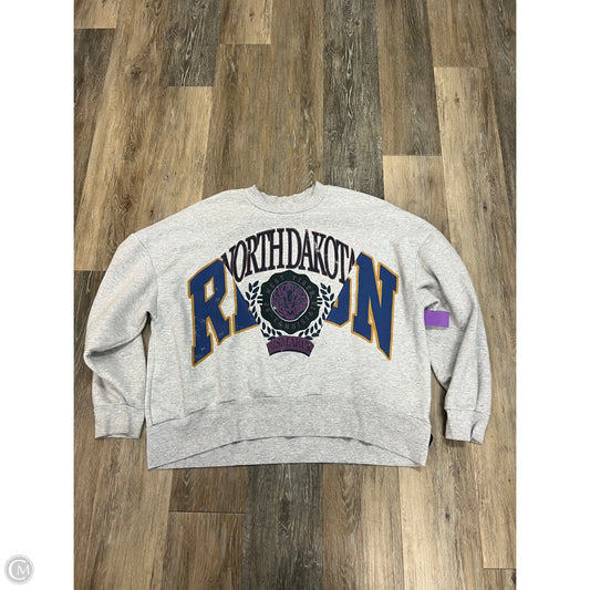 Sweatshirt Crewneck By Urban Outfitters In Grey, Size: Xl