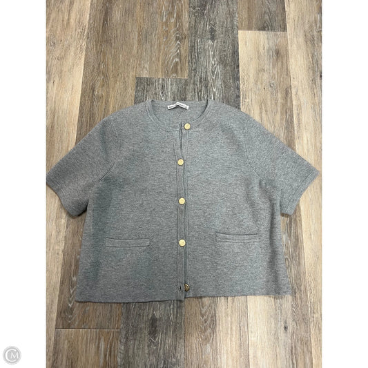 Sweater Short Sleeve By Abercrombie And Fitch In Grey, Size: L