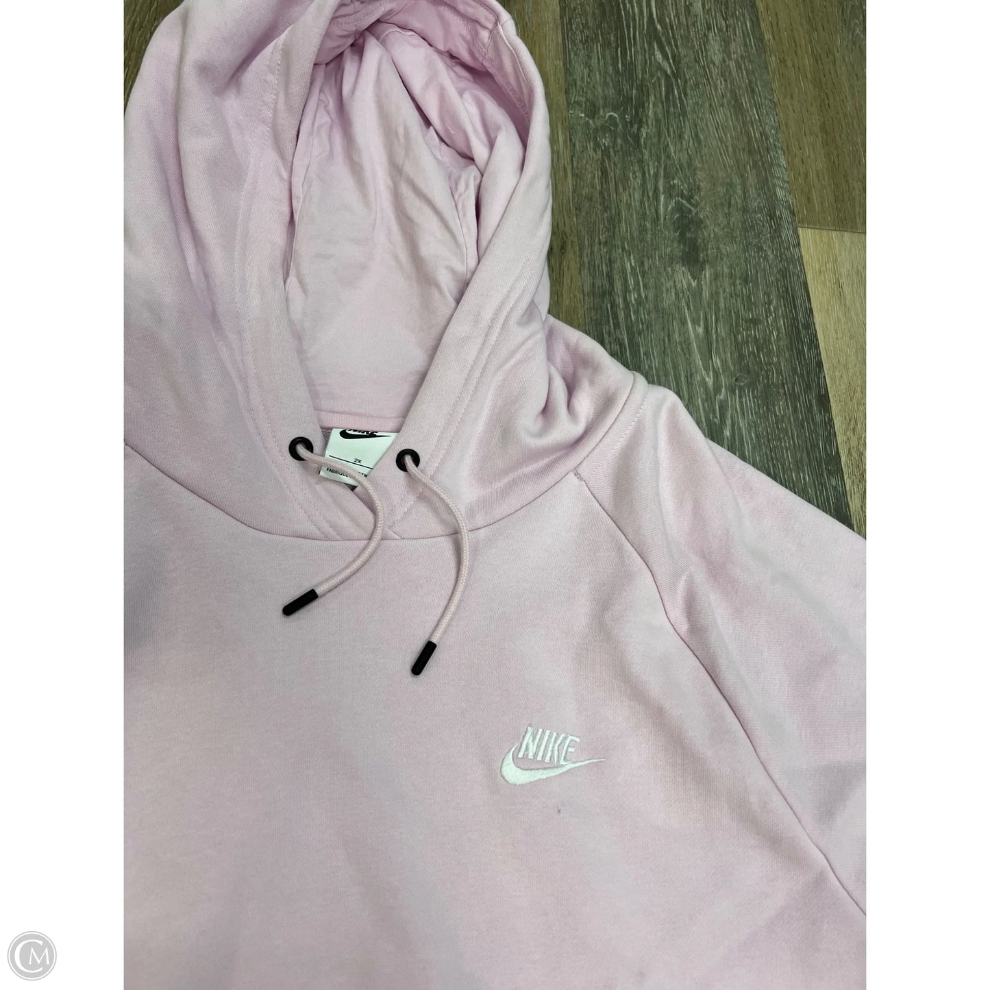 Athletic Sweatshirt Hoodie By Nike Apparel In Pink, Size: 2x