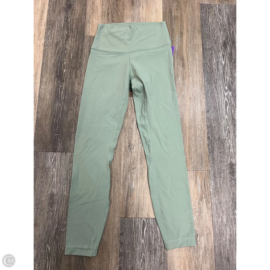 Athletic Leggings By Lululemon In Green, Size: 4