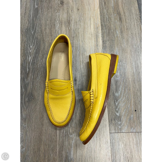 Shoes Flats By WEEJUNS In Yellow, Size: 7.5
