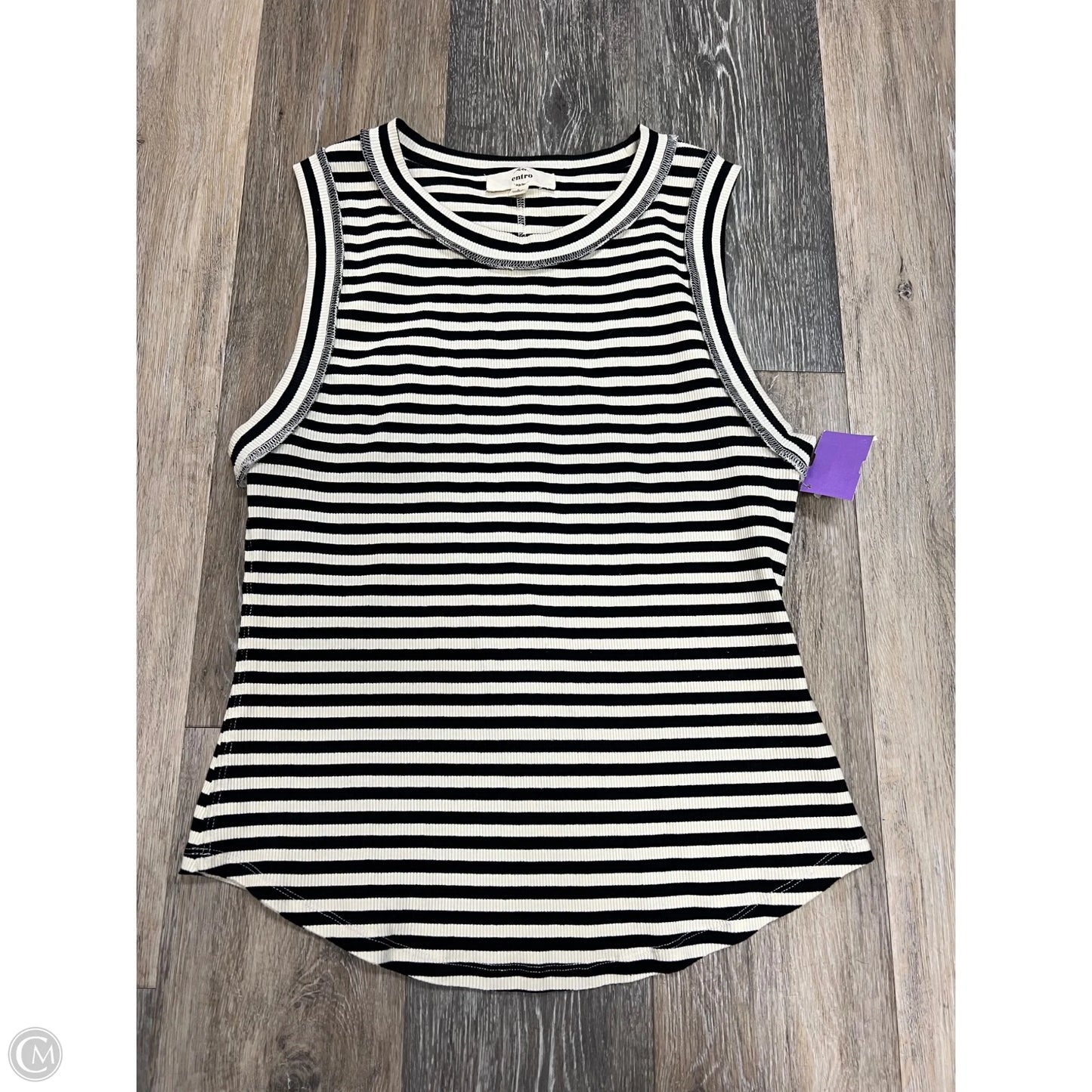 Tank Top By Entro In Striped Pattern, Size: L