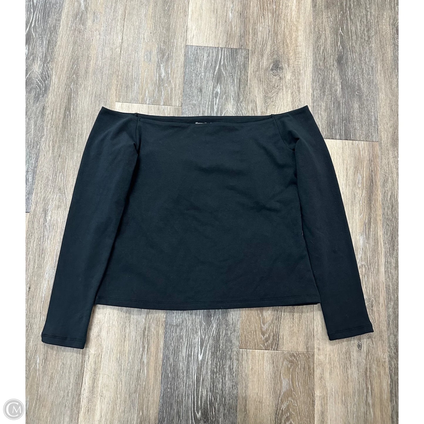 Top Long Sleeve By Abercrombie And Fitch In Black, Size: Xl