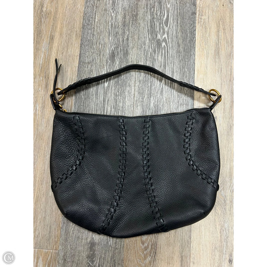 Handbag Leather By Hobo Intl, Size: Medium