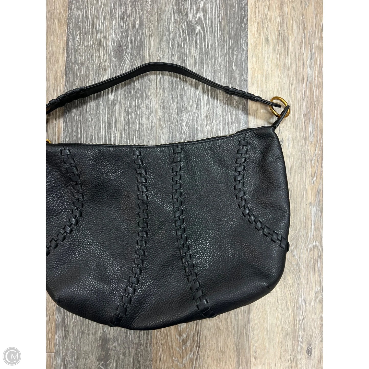 Handbag Leather By Hobo Intl, Size: Medium
