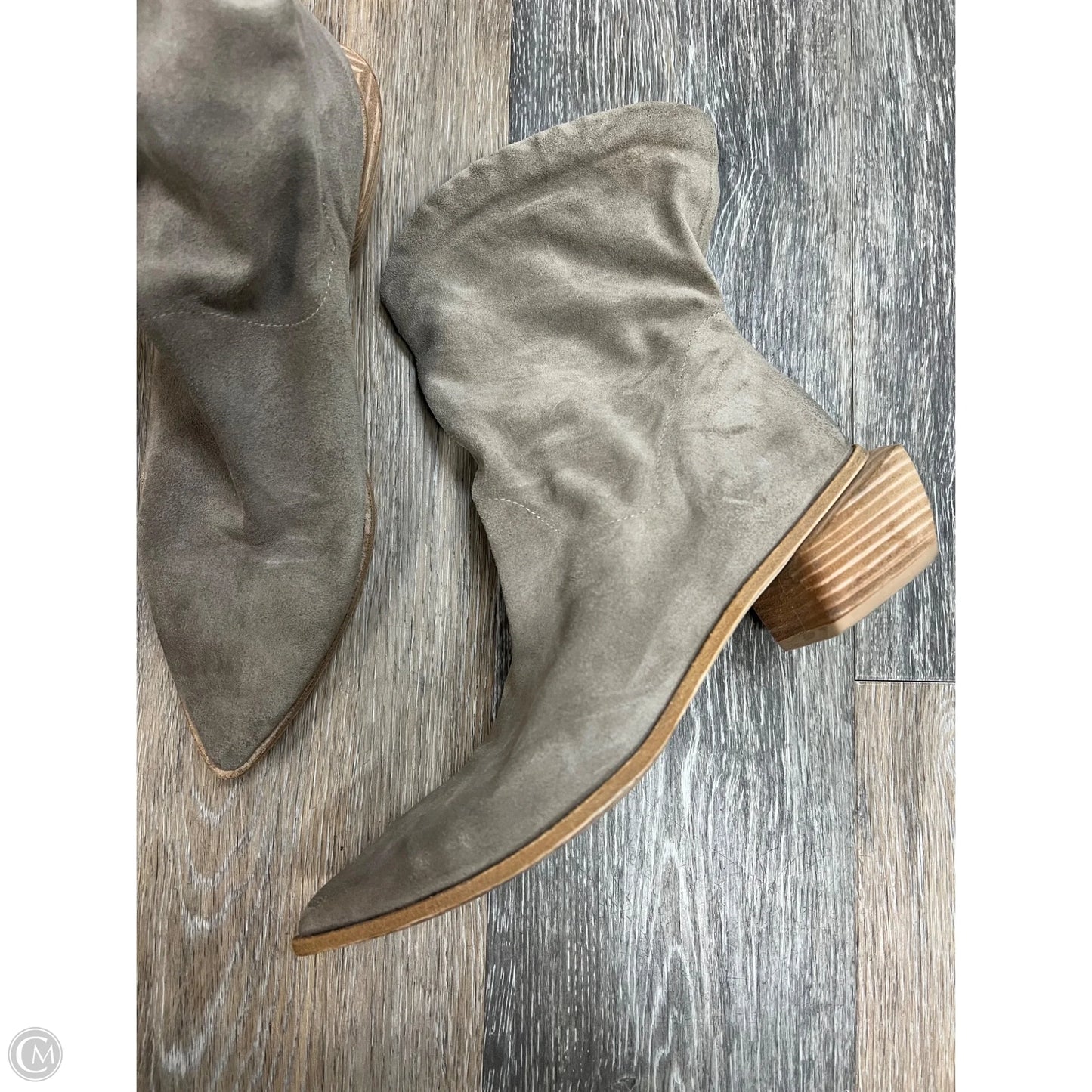 Boots Designer By MARSELL In Taupe, Size: 7.5