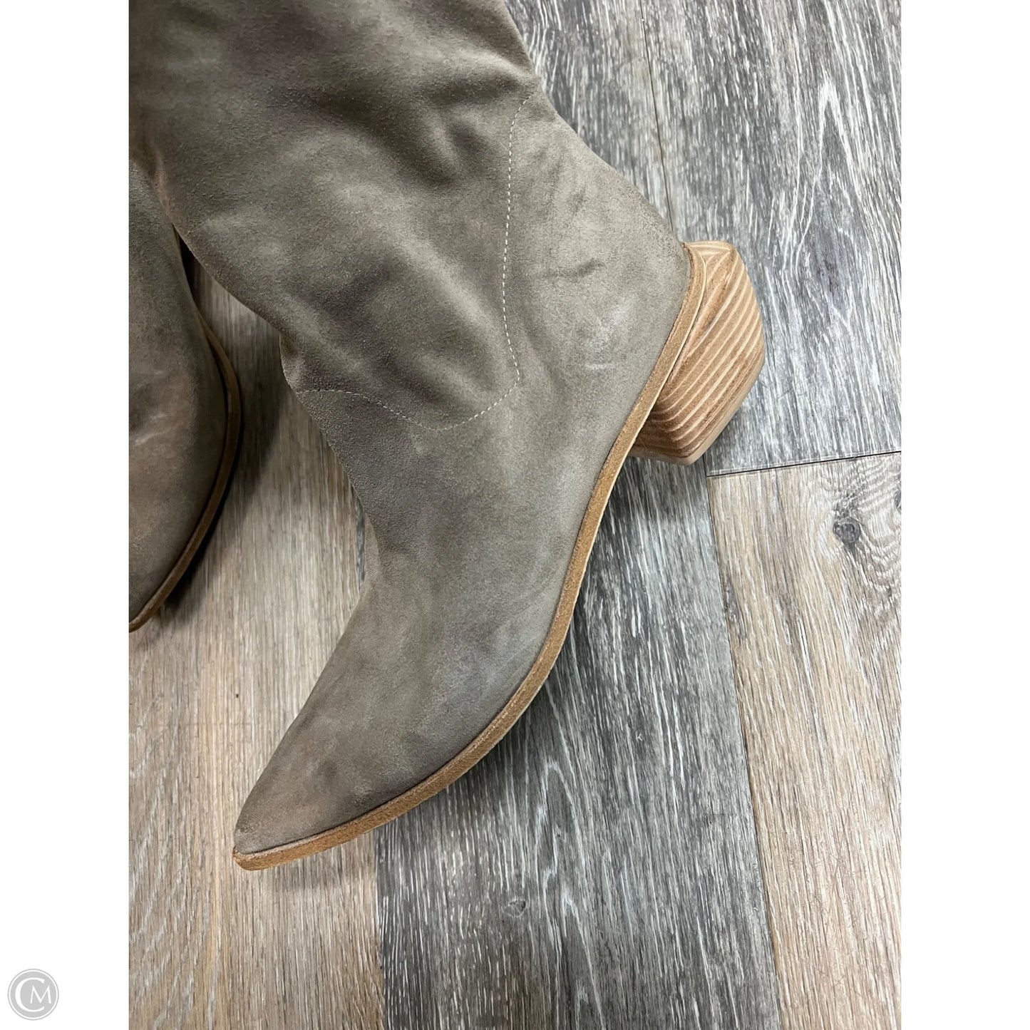 Boots Designer By MARSELL In Taupe, Size: 7.5